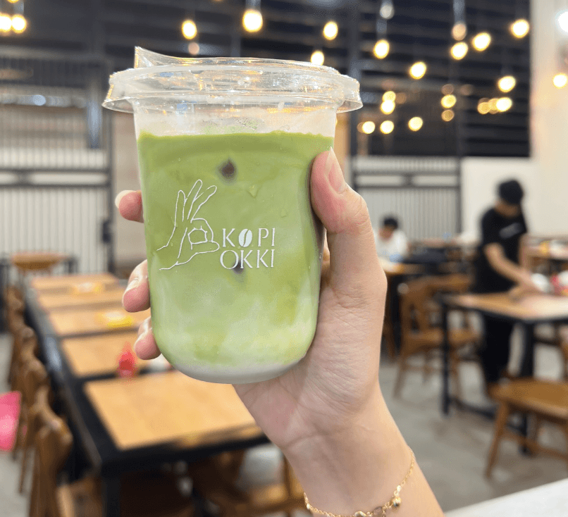 Before Kopi Okki Matcha